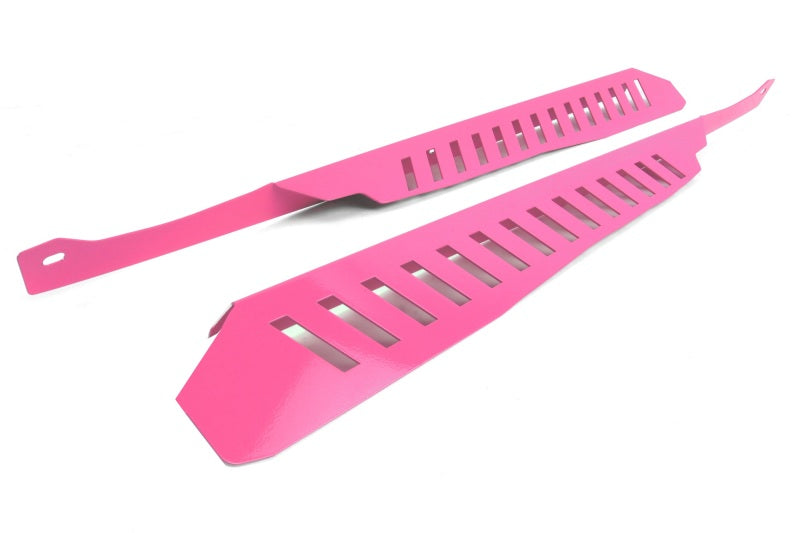 Perrin 08-14 Subaru WRX/STI Fender Shroud Set - Hyper Pink PSP-ENG-549HP