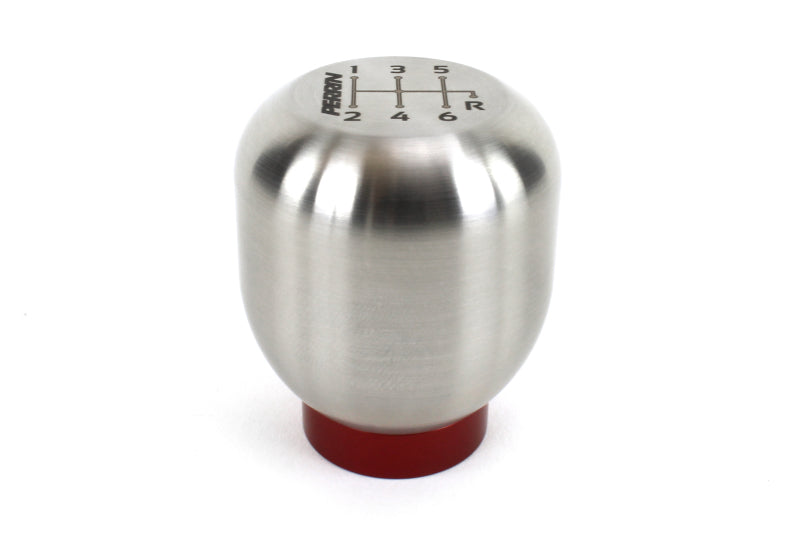 Perrin 17-18 Honda Civic Brushed Stainless Steel Large Shift Knob - 6 Speed PHP-INR-120SS