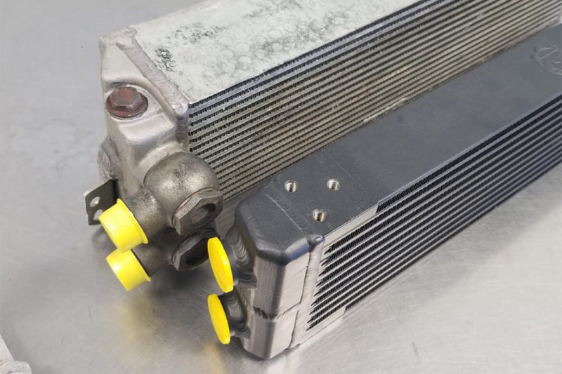 CSF Universal Dual-Pass Oil Cooler (RS Style) - M22 x 1.5 - 24in L x 5.75in H x 2.16in W 8110