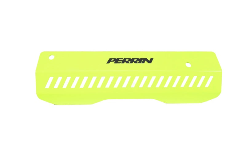 Perrin 22-23 Subaru WRX Pulley Cover (Short Version - Works w/AOS System) - Neon Yellow PSP-ENG-154NY