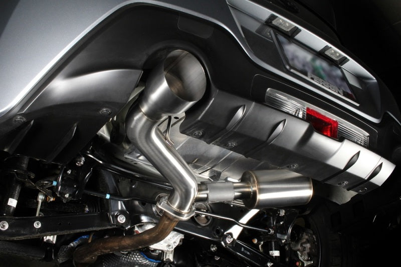 Perrin 2022 BRZ/GR86 Axle Back Exhaust SS (Single Side Exit w/Helmholtz Chamber) PSP-EXT-368BR