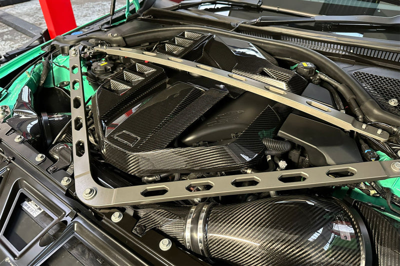 CSF BMW M2/M3/M4 S58 Comp & Non-Comp (G8X) Charge-Air Cooler Manifold - Thermal Dispersion Black 8233B