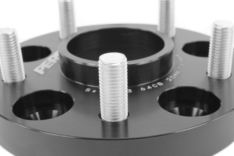 Perrin 17-18 Honda Civic Si 64.1mm Hub 5x114.3 20mm Wheel Spacers (One Pair) PHP-WHL-020BK