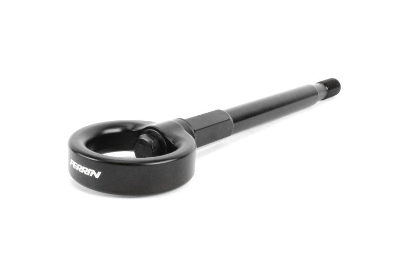 Perrin 15-17 Subaru WRX/STI Tow Hook Kit (Front) - Flat Black PSP-BDY-232BK
