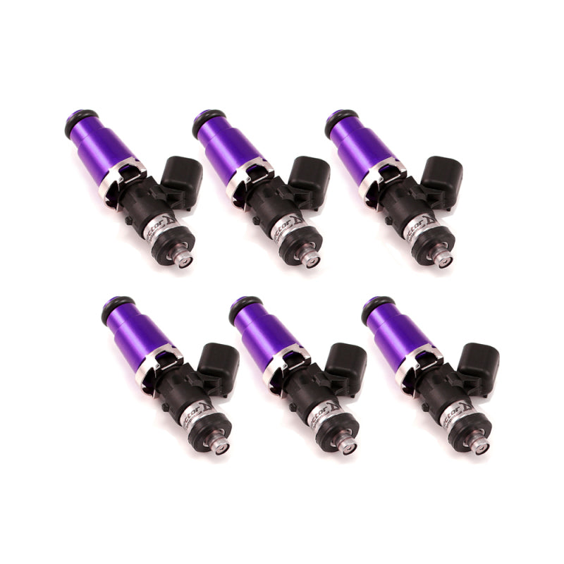 Injector Dynamics ID1050X Injectors 14mm (Purple) Adaptor Tops Denso Lower (Set of 6) 1050.60.14.D.6