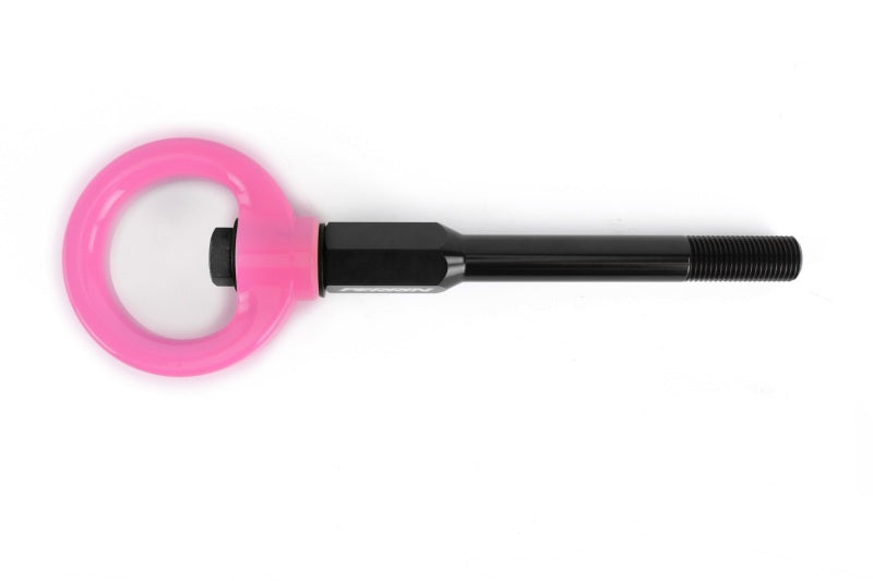 Perrin 02-07 Subaru WRX/STI Tow Hook Kit (Front) - Hyper Pink PSP-BDY-230HP