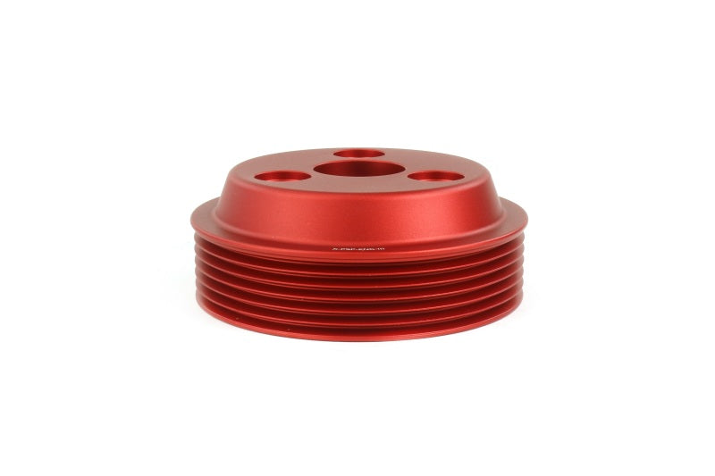 Perrin 15-22 Subaru WRX / 14-18 FXT / 18-21 Crosstrek Lightweight Water Pump Pulley - Red PSP-ENG-112RD