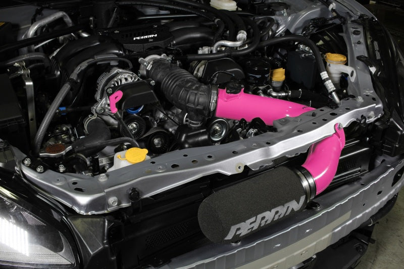 Perrin 22-23 Subaru BRZ/GR86 Cold Air Intake - Hyper Pink PSP-INT-335HP