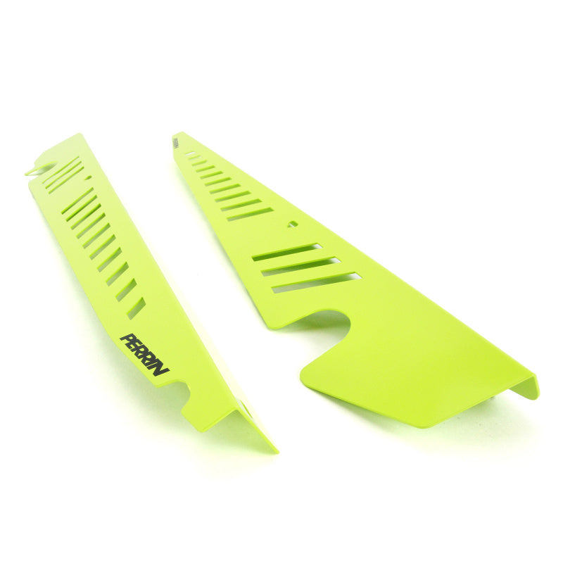 Perrin 2015+ Subaru WRX/STI Fender Shroud Set - Neon Yellow PSP-ENG-550NY
