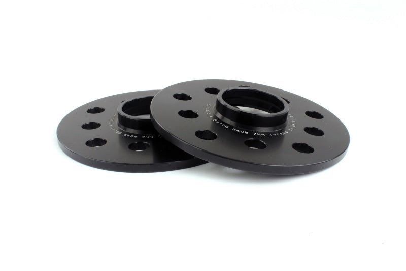 Perrin Subaru 5x114.3/5x100 7mm Slip-On Wheel Spacers - w/ 56mm Hubs/Qty 10 Studs PSP-WHL-107BK