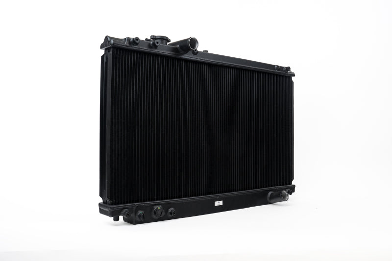 CSF 93-98 Toyota MK4 Supra Radiator - Black Finish 2882B