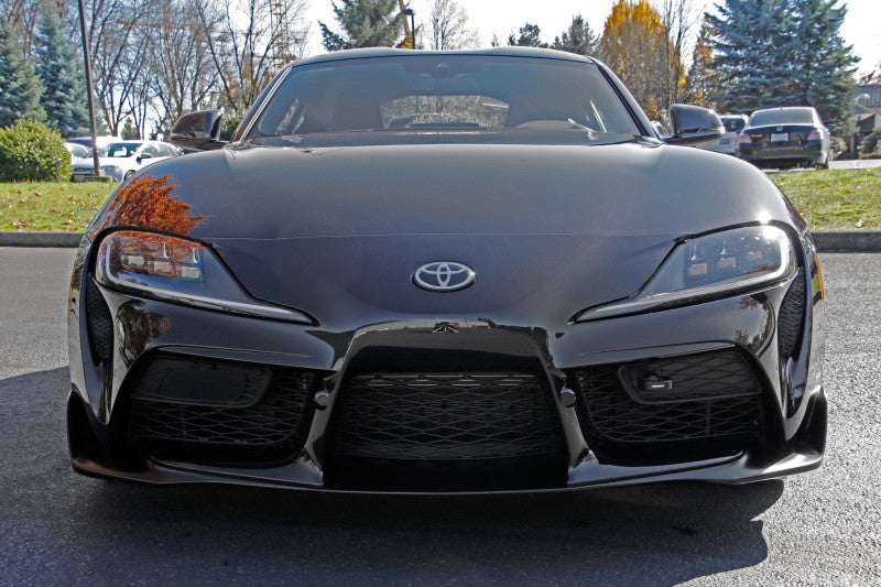 Perrin 2020 Toyota Supra Tow Hook Kit (Front) - Black PTP-BDY-230BK