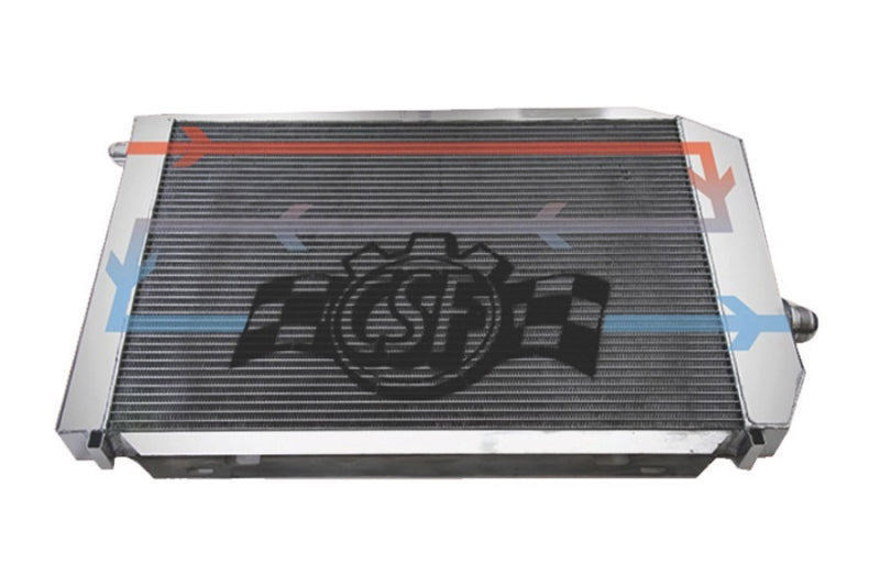 CSF BMW B58/B48 Front Mount Triple-Pass Heat Exchanger with Rock Guard - Black 8131B