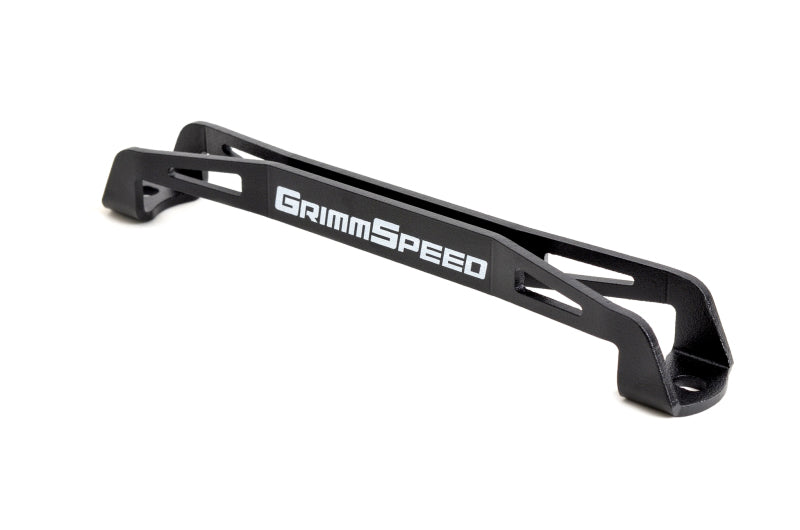 GrimmSpeed 08-18 Subaru WRX/STI Lightweight Battery Tie Down - Black 121026
