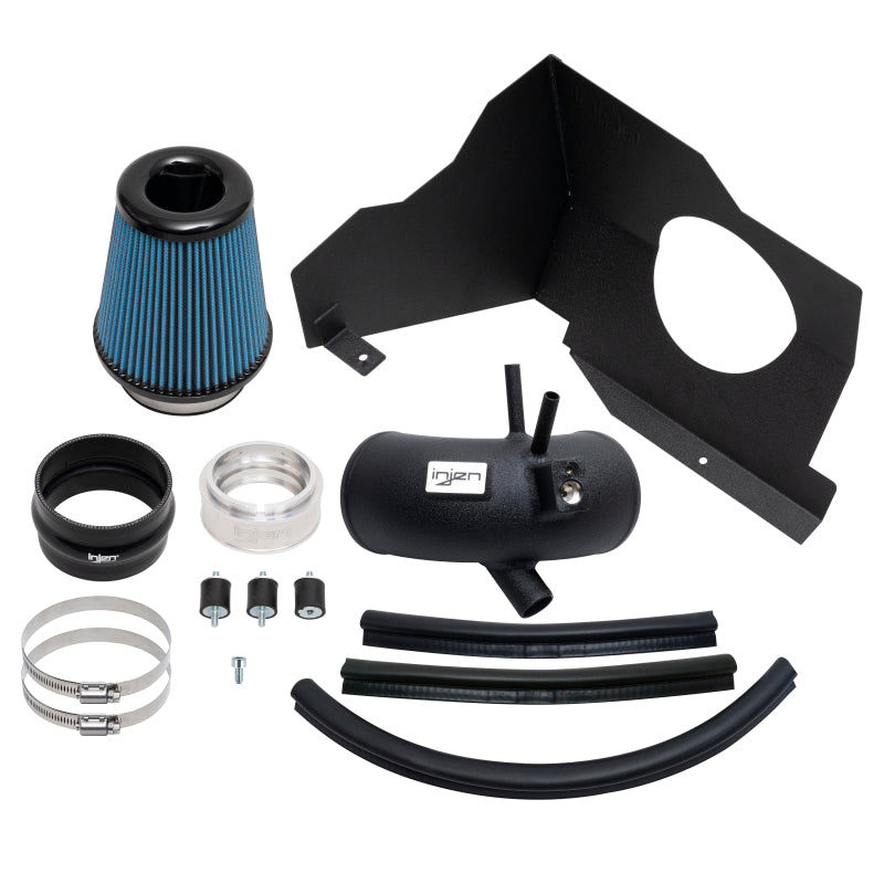 Injen 22-23 Kia Stinger 2.5L Turbo L4 Wrinkle Black Short Ram Tuned Intake System SP1352WB
