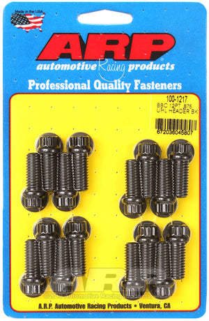 ARP BB Chevy 12pt .875 UHL header bolt kit 100-1217