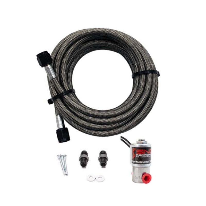 Snow Performance Braided SS Line Trunk Mount Upgrade (4AN SS Braided Line Systems) SNO-40012-BRD