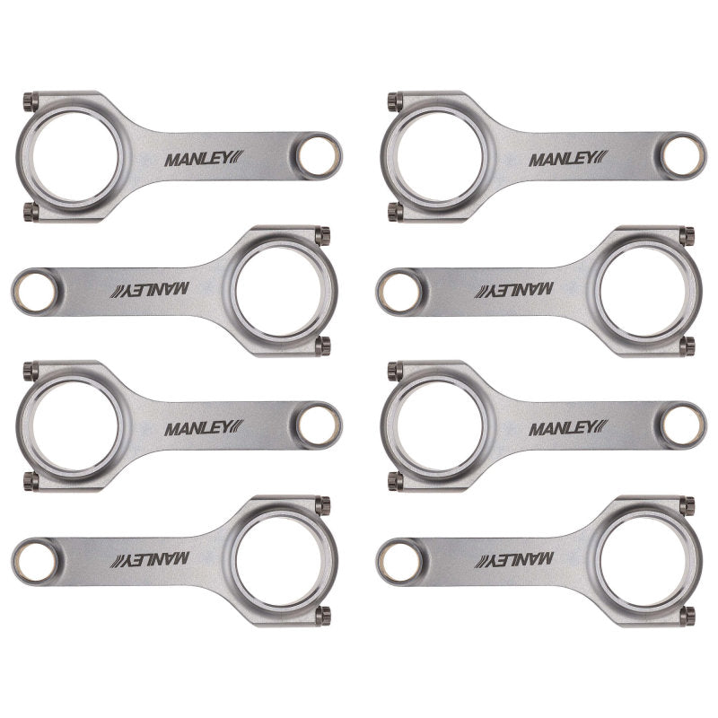 Manley Chevy Small Block LS Series 6.125in H Beam Connecting Rod Set 14051-8