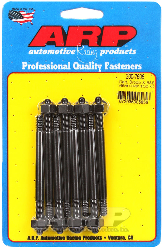 ARP Dart BRodix and B and B Valve Cover Stud Kit 200-7606