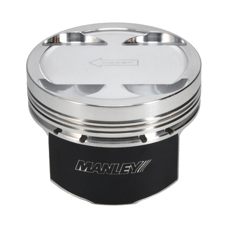 Manley 03-06 Evo 8/9 (7 Bolt 4G63T) 85.5mm +0.5mm Over Bore 8.5:1 Dish Pistons w/ Rings 606005C-4