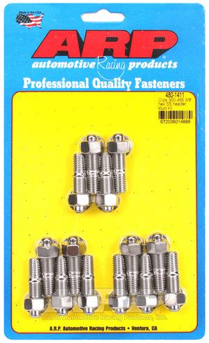ARP Olds 350-455 3/8in hex SS header stud kit 480-1411