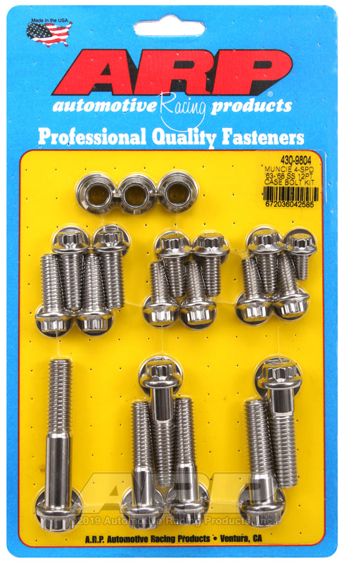 ARP Muncie 4-spd '63-'68 SS 12pt trans case bolt kit 430-9804