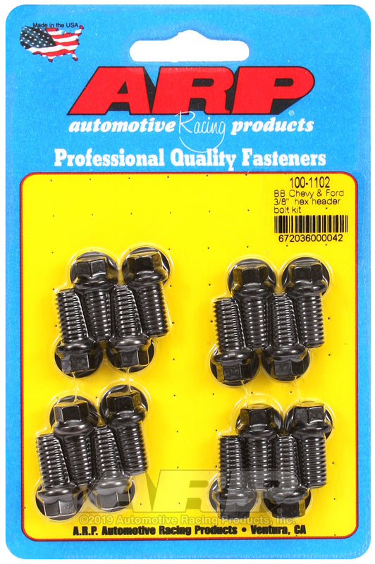 ARP Big Block Chevy & Ford 3/8in Hex Header Bolt Kit 100-1102