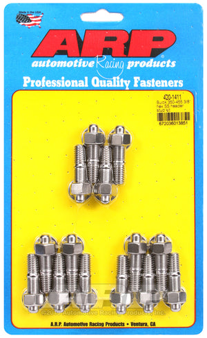 ARP Buick 350-455 3/8in SS hex header stud kit 420-1411