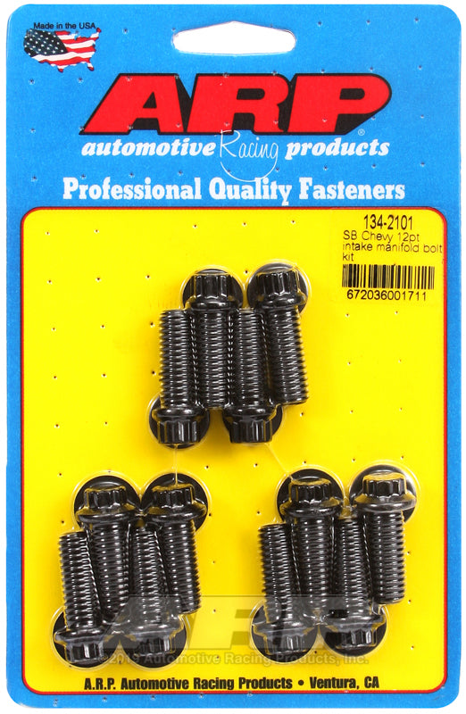 ARP SB Chevy 12pt Intake Manifold Bolt Kit (3/8 Socket) 134-2101