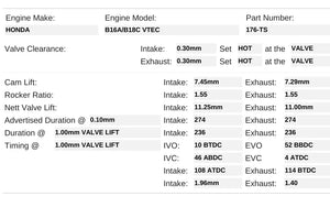 176-TS | B16A/B18C VTEC Turbo
