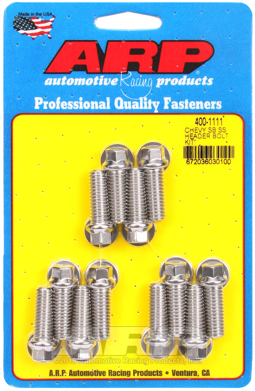 ARP SB Chevy SS Hex Header Bolt Kit 400-1111