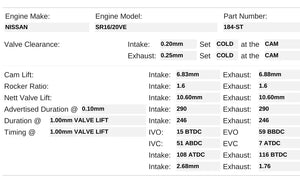 184-ST | SR16VE / SR20VE Turbo