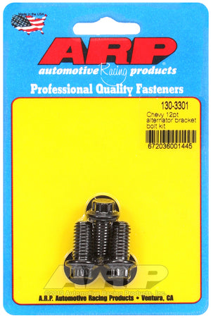 ARP Chevy 12pt Alternator Bracket Bolt Kit 130-3301