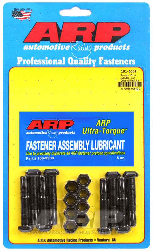 ARP Pontiac 151 4-cylinder Iron Duke rod bolt kit 191-6001