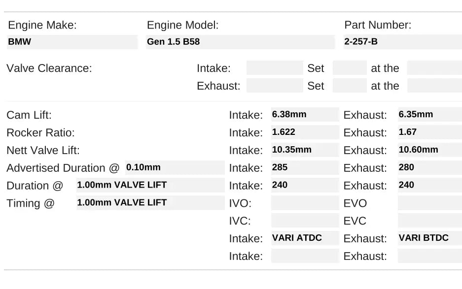 2-257-B | B58 Gen 1.5