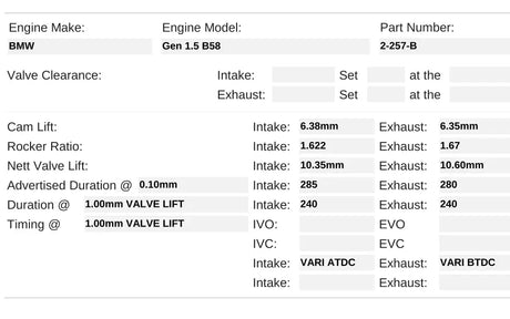2-257-B | B58 Gen 1.5