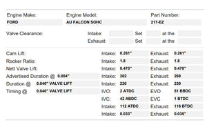 217-EZ | Ford Falcon AU