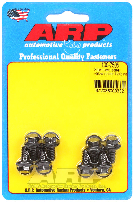 ARP Stamped Steel Hex Valve Cover Bolt Kit 100-7505