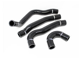 Torque Solution 08-15 Mitsubishi Evolution X Silicone Radiator Hose Kit - Black TS-EVX-434BK