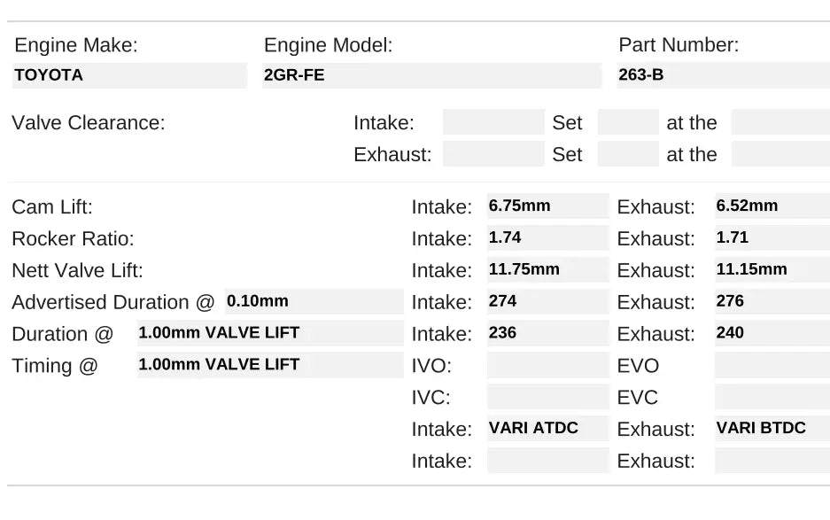 263-B | 2GR-FE Stage 2