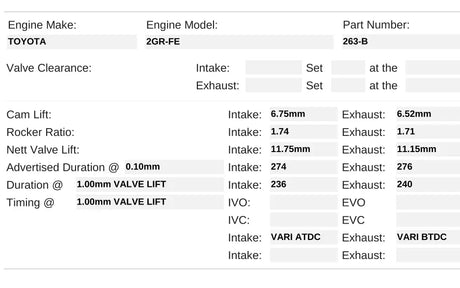 263-B | 2GR-FE Stage 2