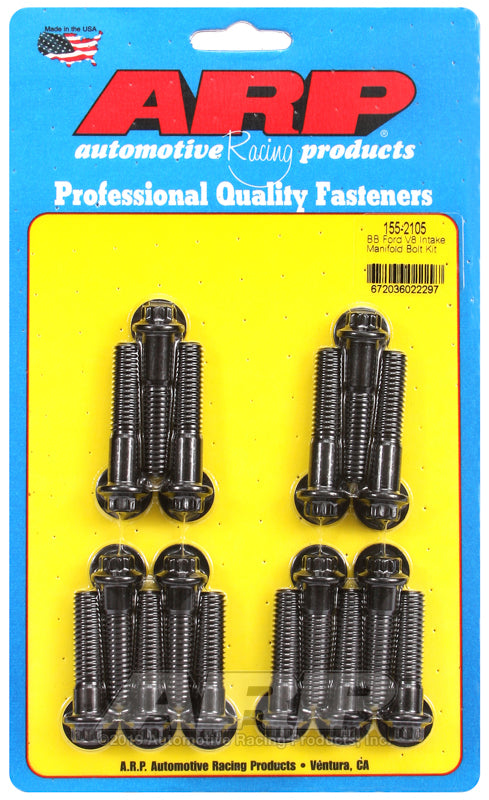 ARP BB Ford V8 12pt Intake Manifold Bolt Kit 155-2105