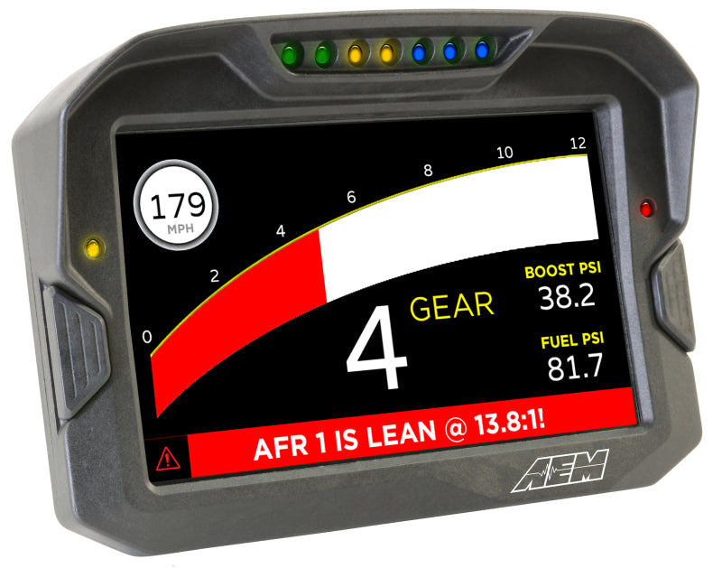 AEM CD-7 Logging GPS Enabled Race Dash Carbon Fiber Digital Display w/o VDM (CAN Input Only)