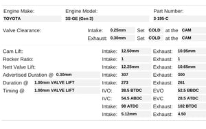 3-195-C | 3S-GE Gen 3 N/A