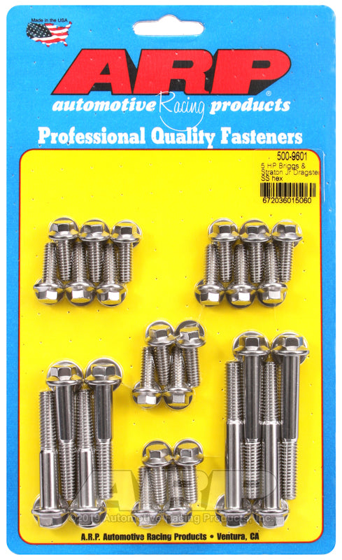 ARP 5 HP Briggs & Straton Jr Dragster SS hex acc kit 500-9601