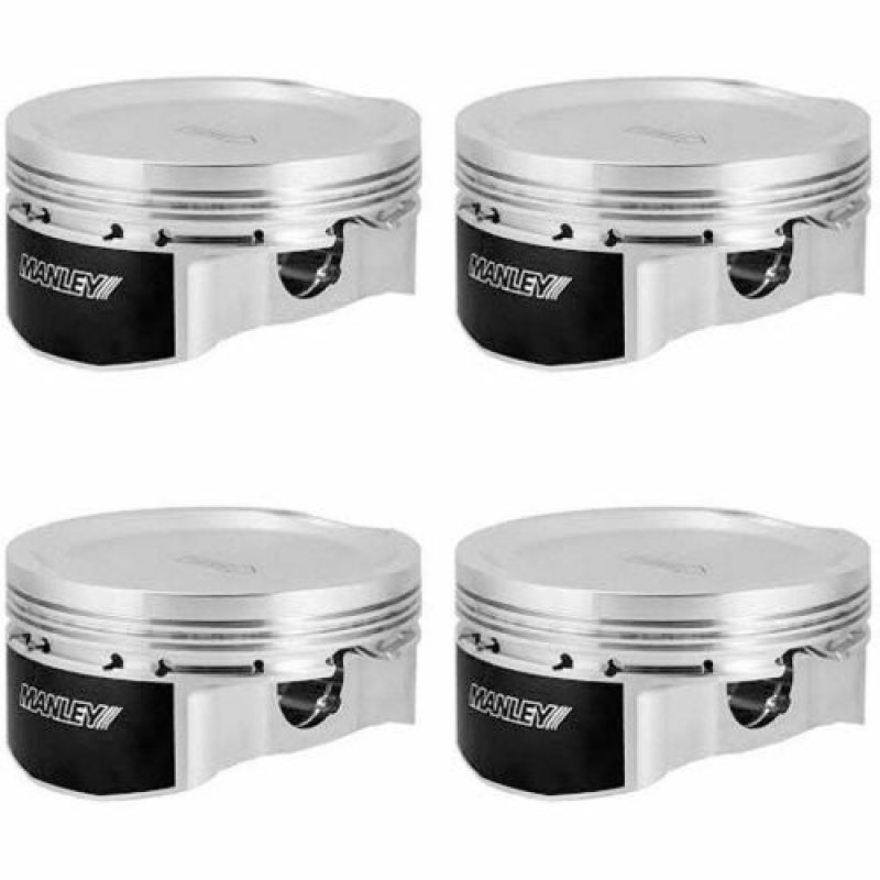 Manley Subaru EJ257 99.75mm +.25mm Bore 8.5:1 Dish Platinum Series Piston Set with Rings 612202C-4