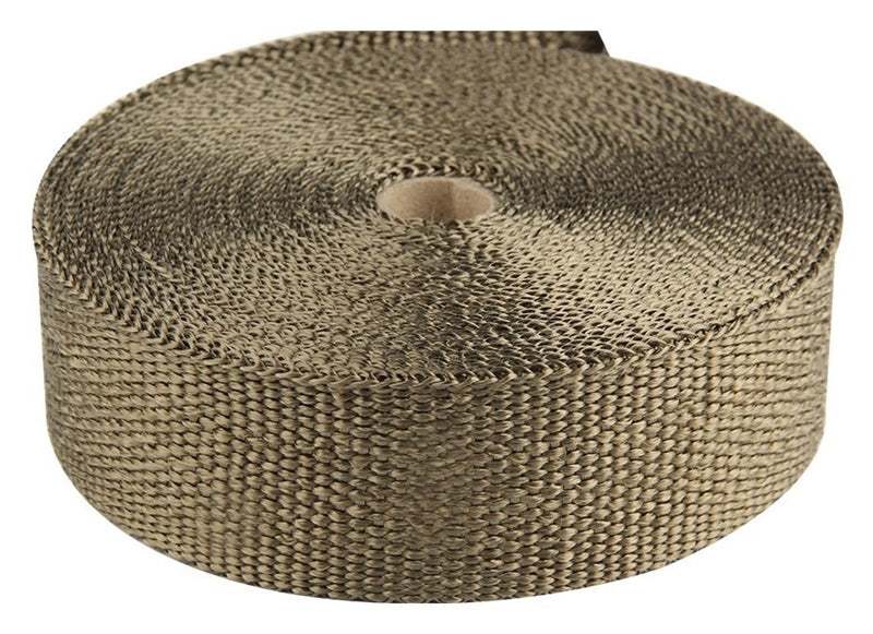 Torque Solution Exhaust Wrap Universal 1inx50ft - Volcanic Rock TS-EW-1X50L
