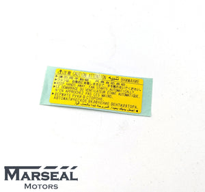 Aufkleber Wasserkühler - 45178AJ010
