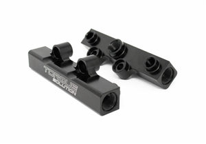 Torque Solution Top Feed Fuel Rails: 02-14 Subaru WRX / 07-18 STI - Black TS-SU-400BK.2