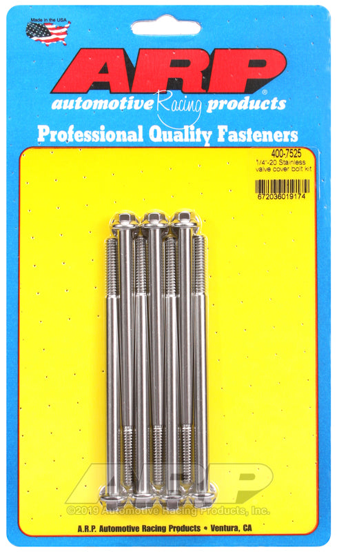 ARP Merlin Block Brodix Head BB Hex Valve Cover Bolt Kit (Kit of 7) 400-7525
